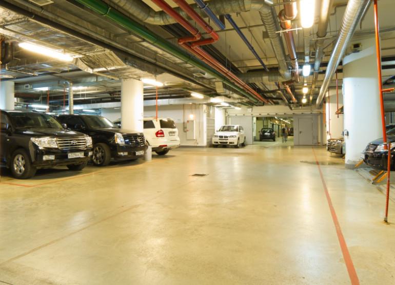 Знаменка, очередь 1: Вид паркинга